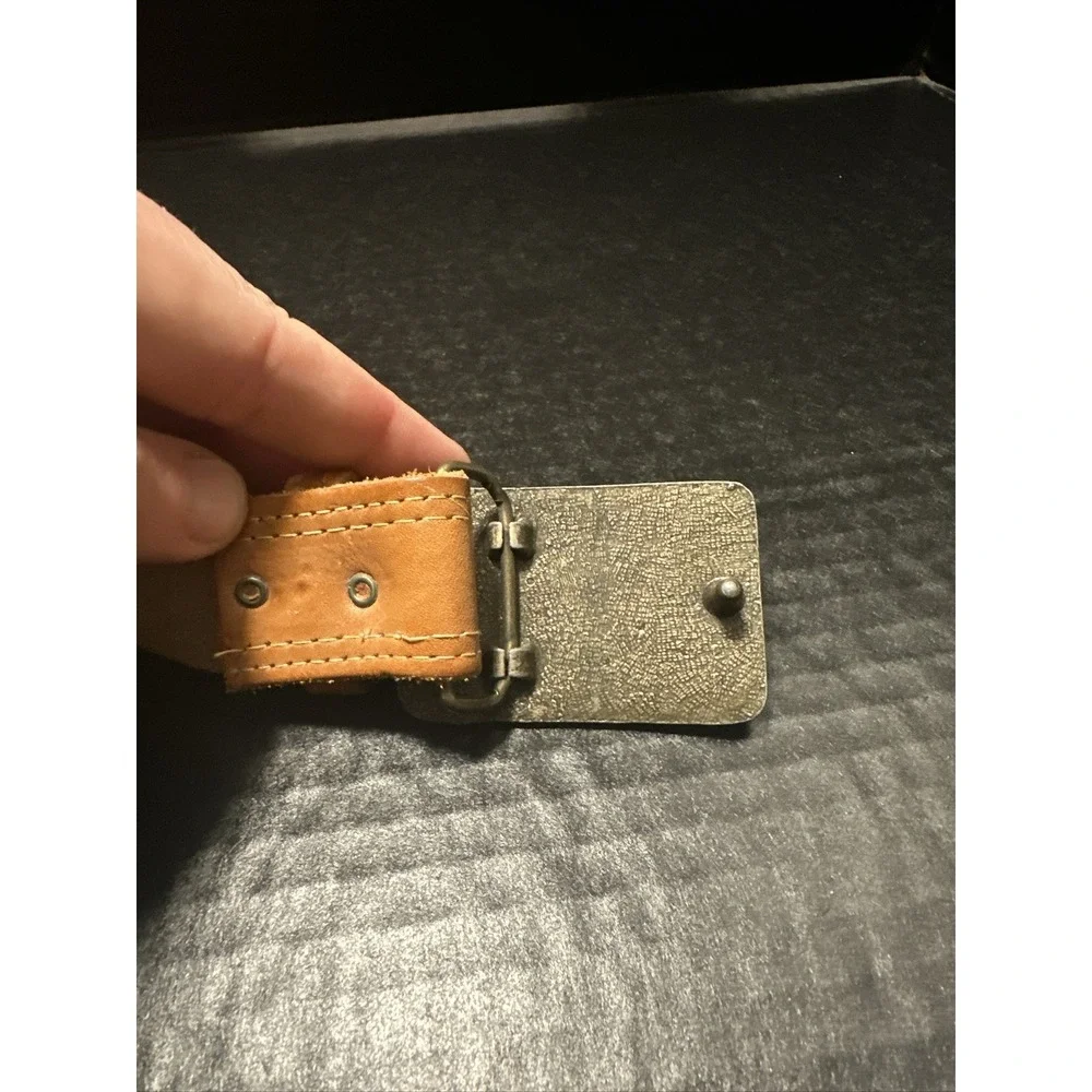 1970s Vintage Pony Express Belt Buckle EXCELLENT CONDITION Youth Leather Belt‎